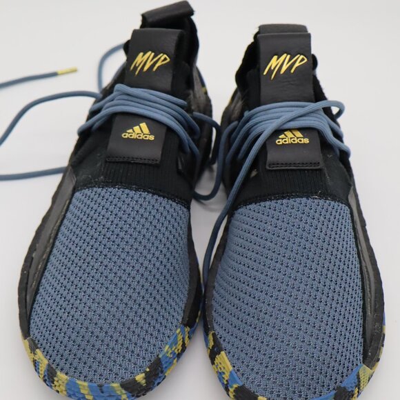 Adidas Harden Vol 2 LS MVP Hard to find Black Gold Steel Basketball Shoes F36840 - Picture 2 of 8